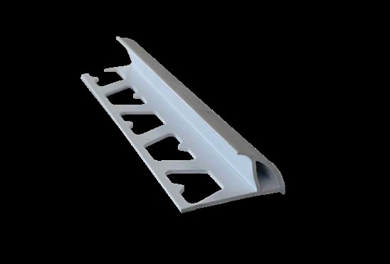 Profilé de rive PVC pour finition de carrelage.