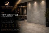 Affiche de marque World Export — Carrelage Effet Béton, finition premium.