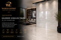 Affiche de marque World Export — Carrelage Collection Brillante, finition premium.