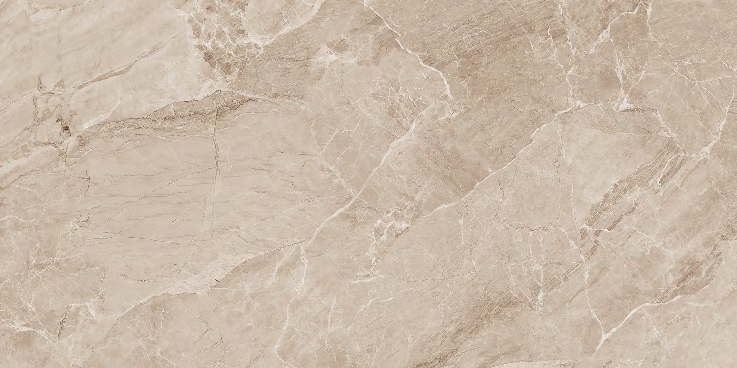 Lenzo Crema, carrelage grand format 600 × 1200 mm (60 × 120 cm), fini glossy, World Export & Co.