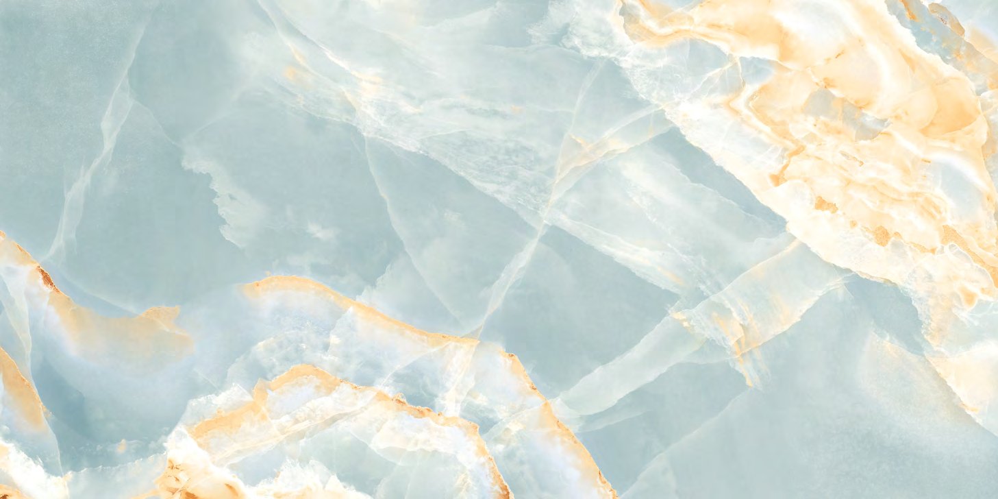Onyx Caspian Aqua, carrelage grand format 600 × 1200 mm (60 × 120 cm), fini glossy, World Export & Co.