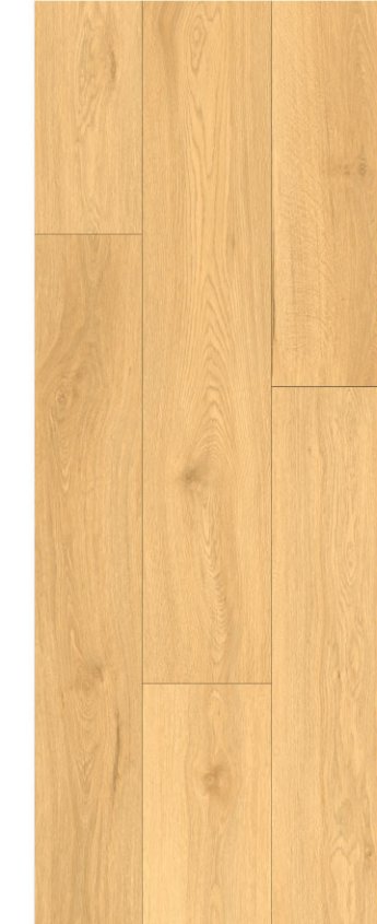 Warm Oak, sol SPC rigide décor bois, format 181×1220mm, gamme PRIME Series.